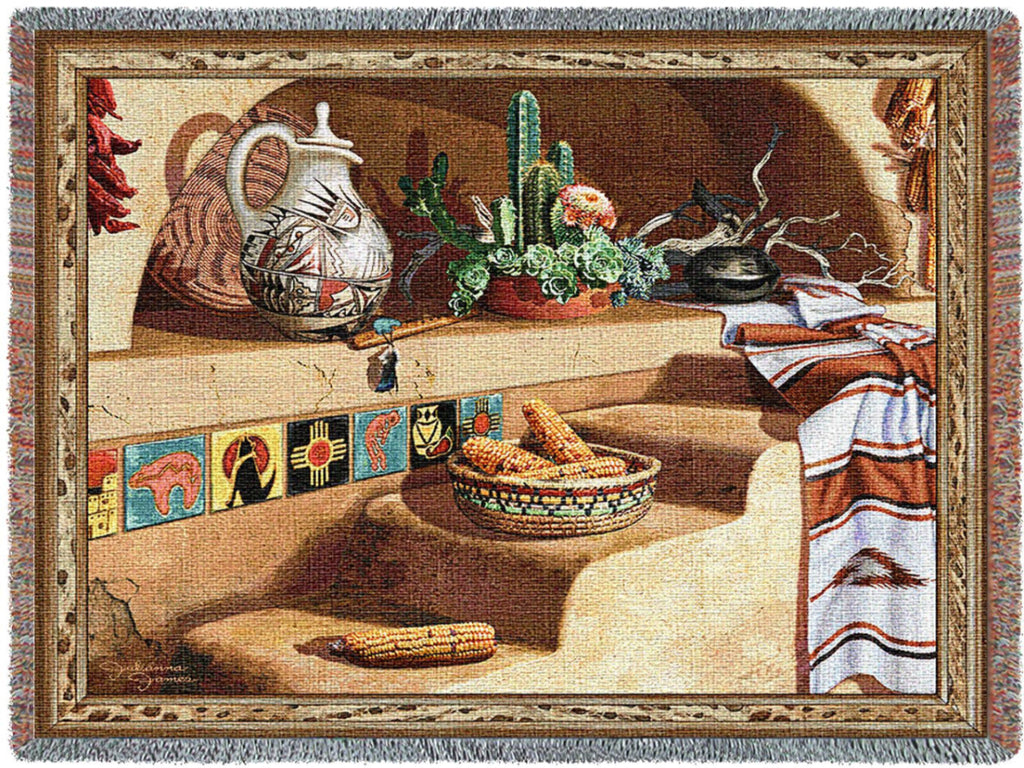 Southwest Adobe Dreams Woven Cotton Throw
