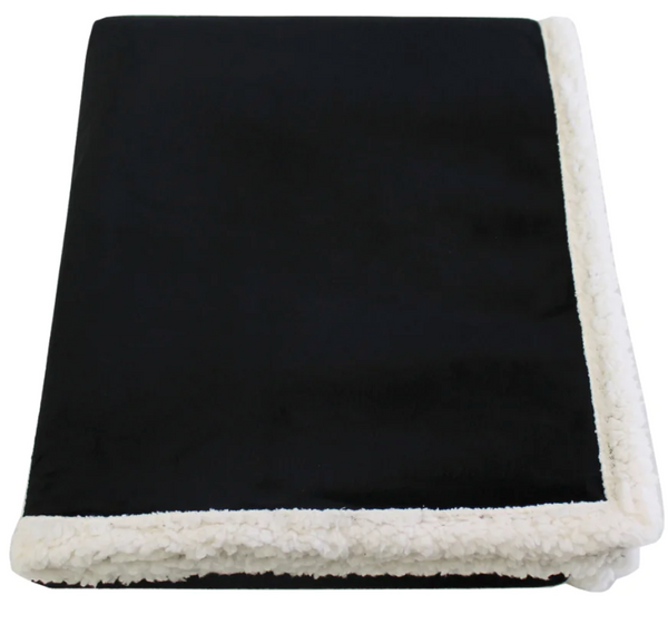 Joe Mandur, Jr.© "Wolf" Embroidered Country Lambswool Throw|9 Colors