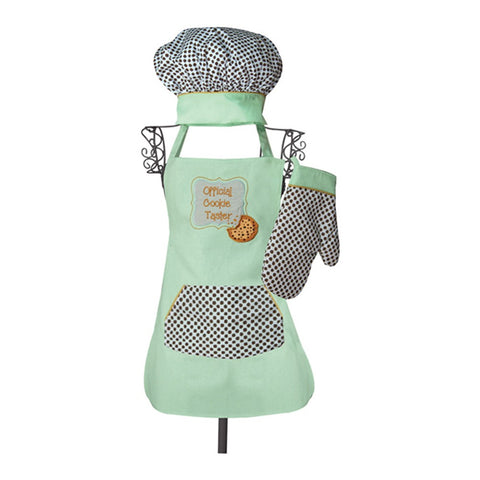 Izzy© Official Cookie Taster Child Apron 3 Piece Set