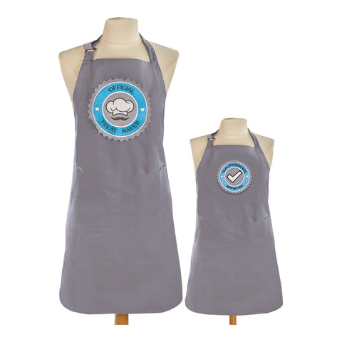 Izzy© Daddy and Me Treat Maker/Quality Control Apron Set