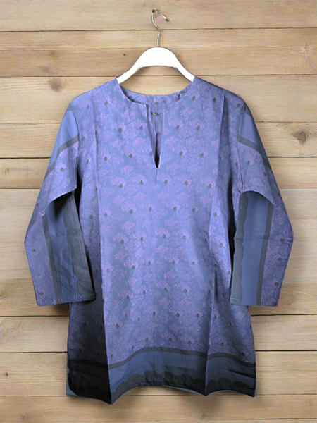 Kurti Cotton Tunic - Designer Dusk