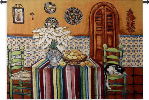 La Siesta Wall Tapestry - Wine, Culinary Motif