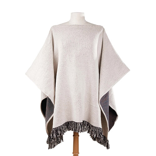 Custom Woven Cotton Poncho w/Your Art