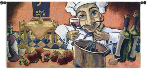 Maurice The Chef Wall Tapestry by Will Rafuse©