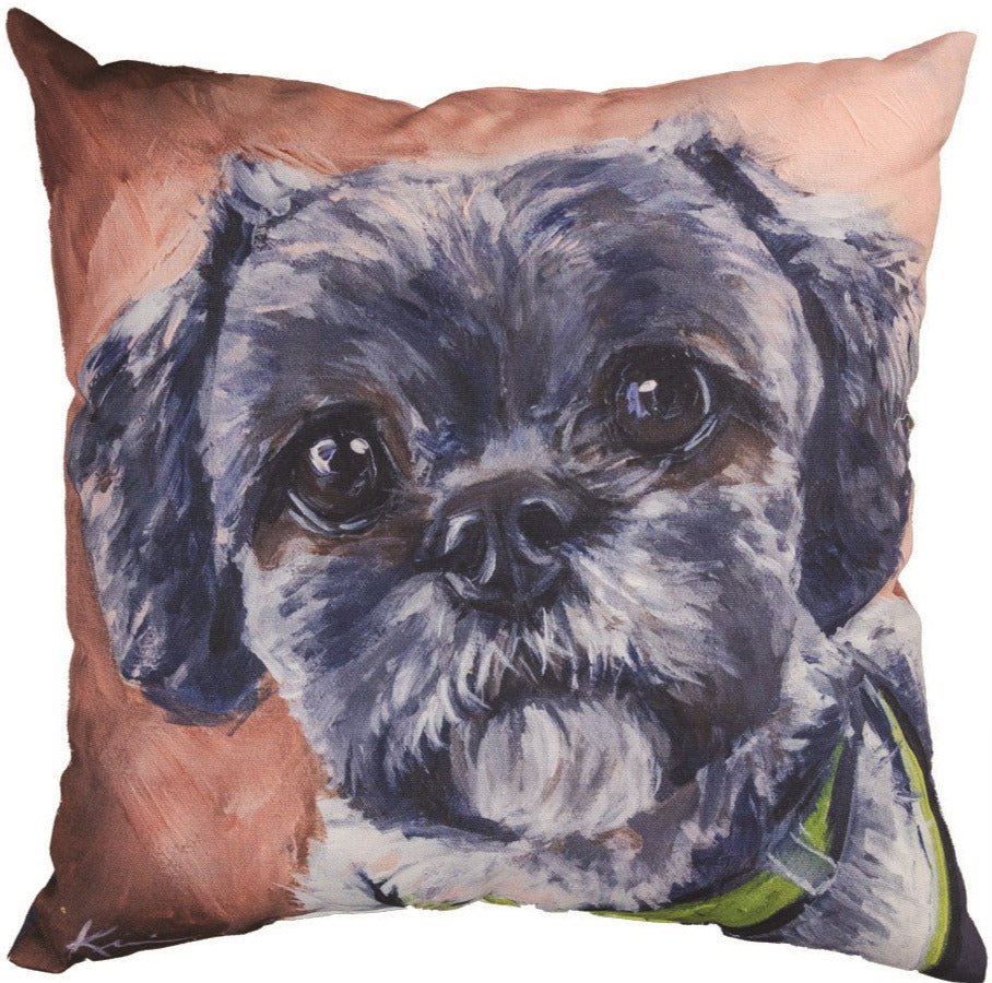 Shih Tzu Indoor-Outdoor Pillow by Lindsay Kivi©