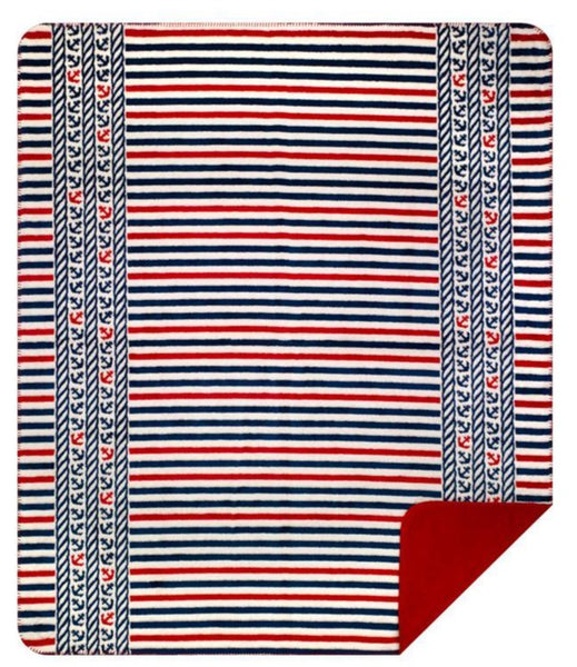 Captain's Stripes Denali Microplush™ Throw Blanket