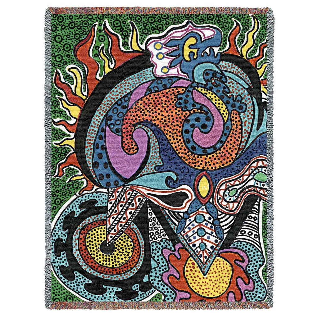 Brule Woven Cotton Throw by Helen Kiebzak©