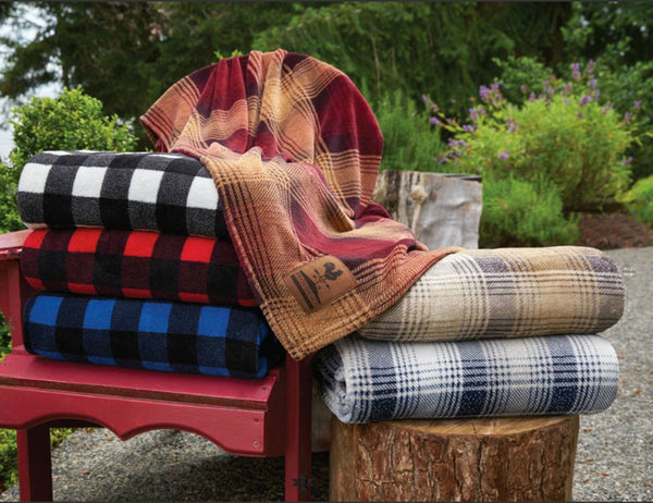 Black-White Buffalo Check Velura™ Cabin Throw|60x70|Decorating Option