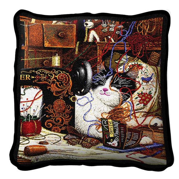 Charles Wysocki© Maggie The Messmaker Throw|Pillow Cover|Wall Tapestry|Tote