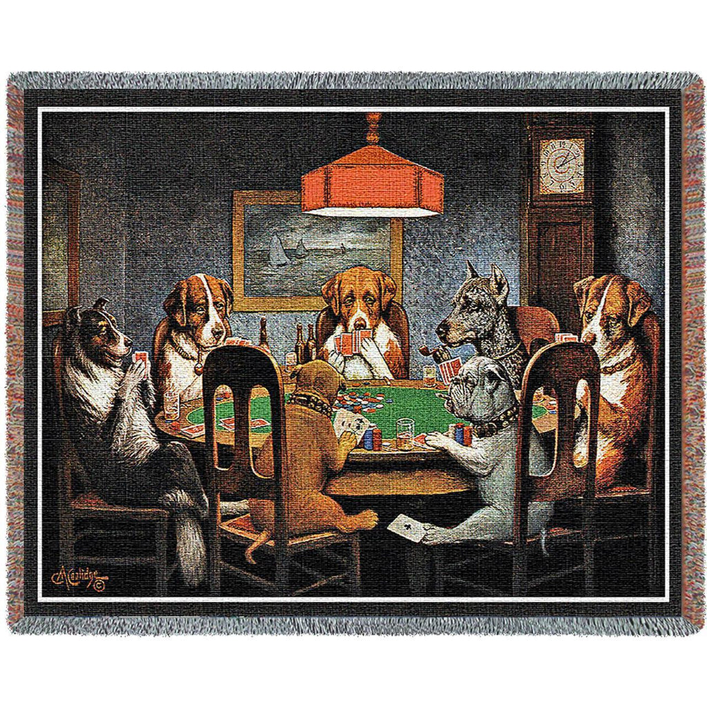 Coolidge© A Friend In Need Woven Throw Blanket -