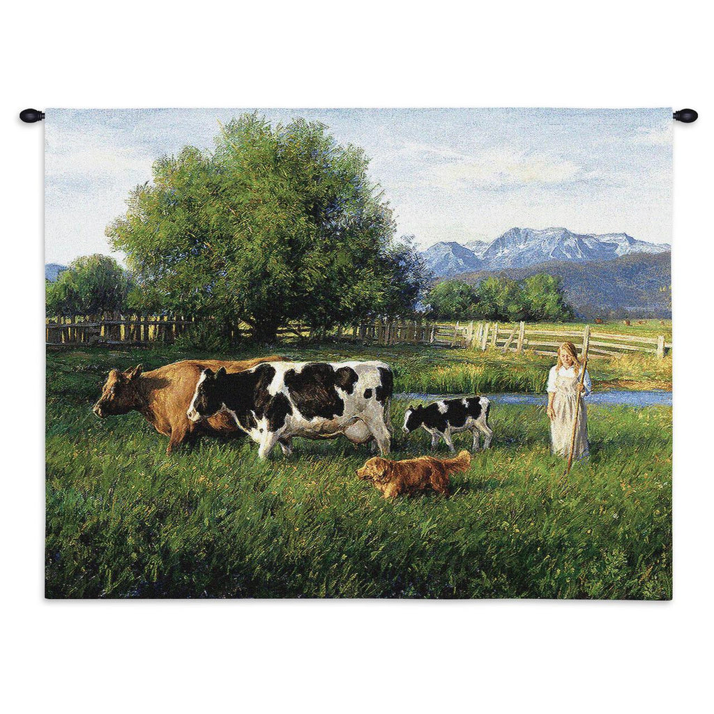 Country Girl Wall Tapestry by Robert Duncan© -