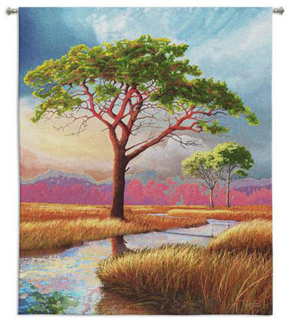 Daybreak on the Marsh Wall Tapestry -