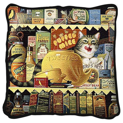 Charles Wysocki© Ethel The Gourmet Throw|Pillow Cover|Wall Tapestry|Tote