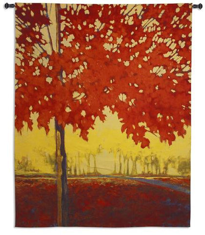 Fire Maple Wall Tapestry by J. Charles© -
