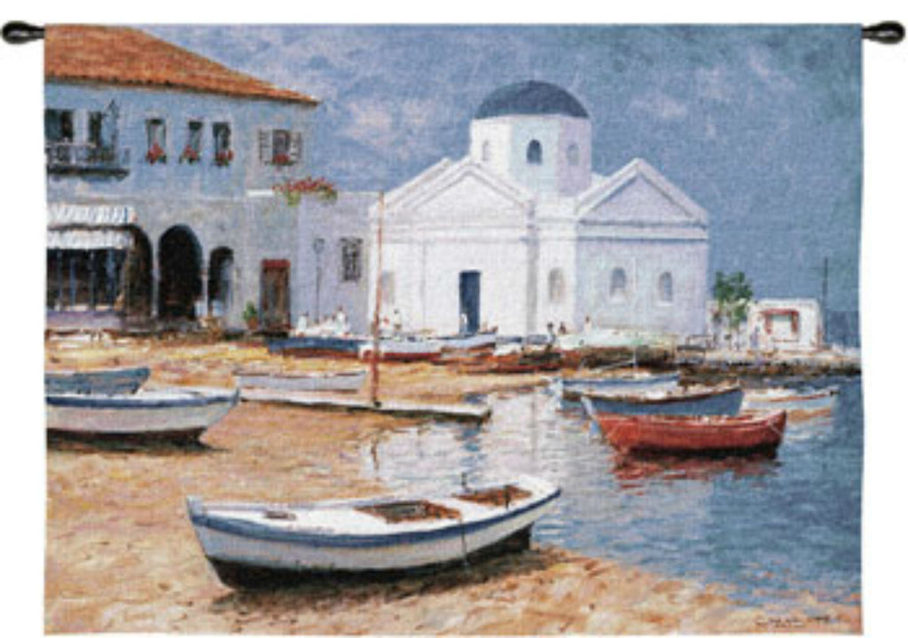 Mykonos I Wall Tapestry by George Bates© -