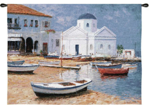 Mykonos I Wall Tapestry by George Bates© -
