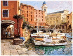 Mediterranean Colors Wall Tapestry by George Bates© -