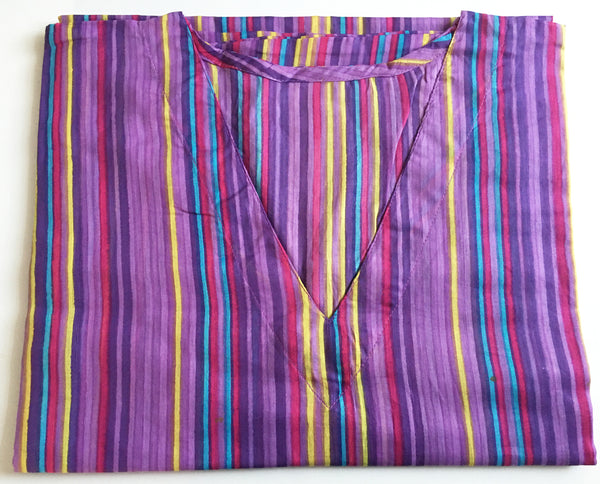 Striped Butterfly Kaftan - Pink or Purple Striped