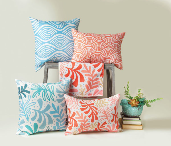 Under the Sea Indoor/Outdoor Reversible Pillow by Janelle L. Penner©