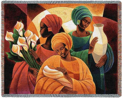 Caress Throw Blanket by Keith Mallett© -