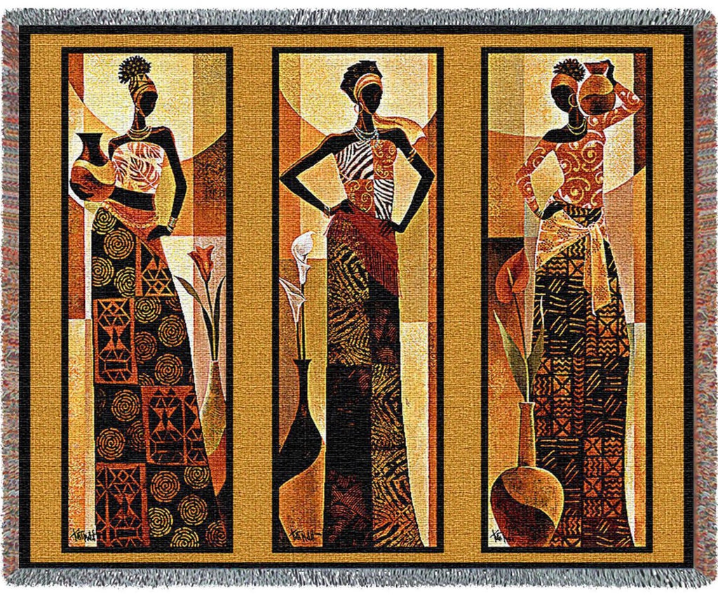 Namirya Throw Blanket by Keith Mallet© -
- 2