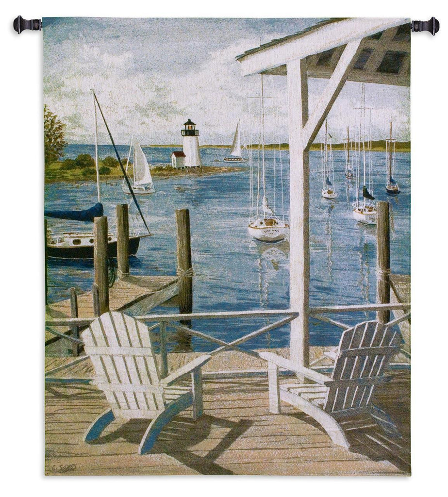 Lighthouse View Wall Tapestry