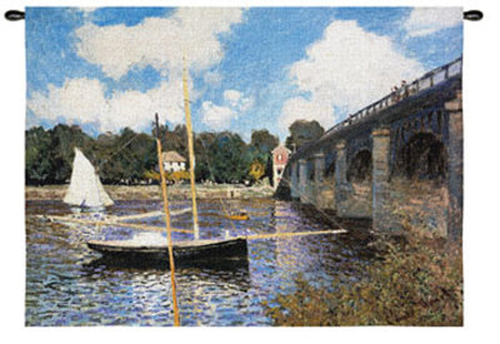 Claude Monet© The Bridge At Argenteuil Wall Tapestry -