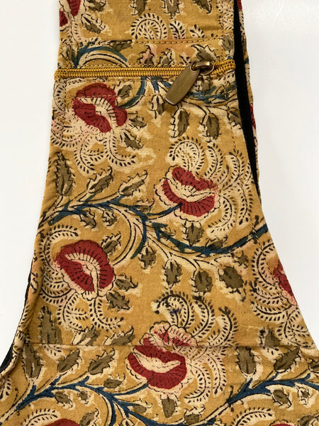 Natural Dye Hand Block Cotton Bucket Bag - Multi