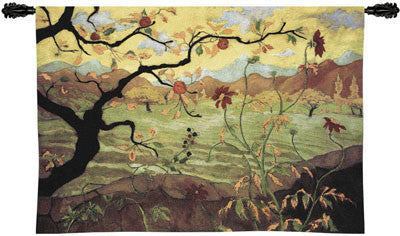 Paul Ranson&copy; Apple Tree Asian Inspired Wall Tapestry - 
 - 2