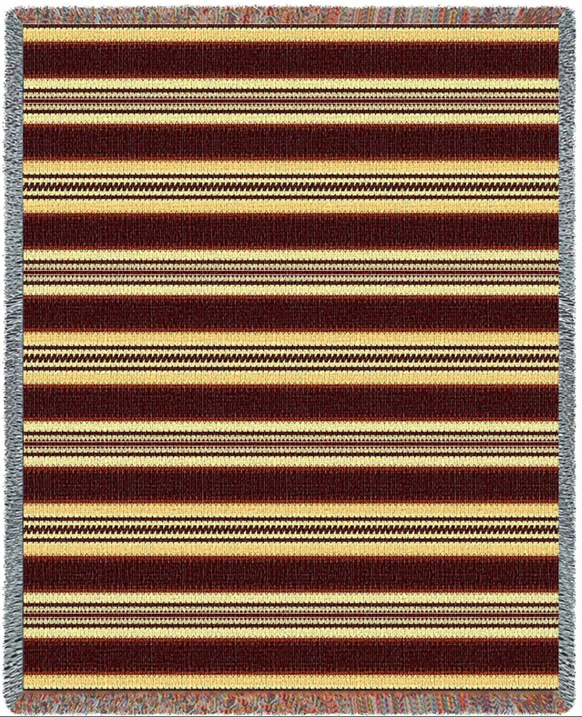 Southwest Saddle Blanket Natural Woven Throw Blanket -