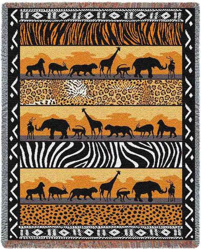 In The Wild Throw Blanket -