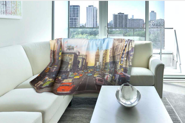Custom Coral Fleece Blankets with Your Art or Image