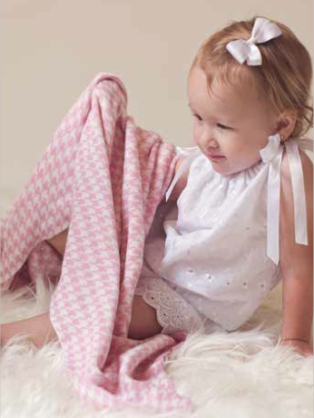 Bamboo Houndstooth Baby Blankets - 
 - 5