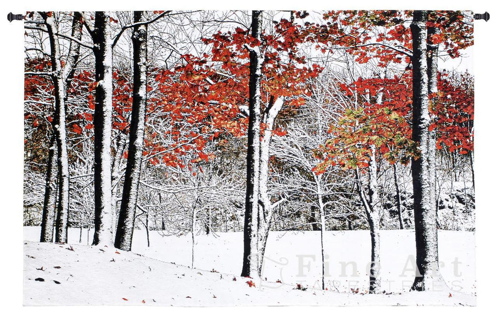 Snowfall Wall Tapestry by Burney Lieberman© -