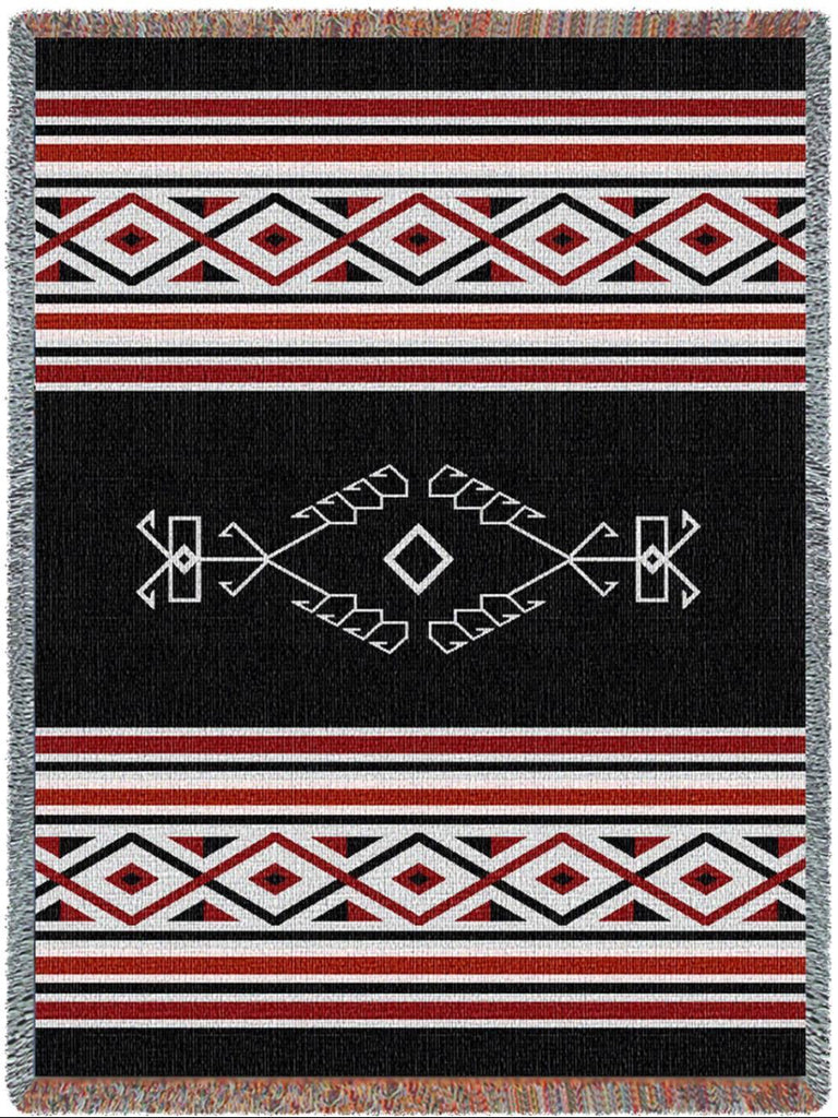 Southwest Desert Wind Woven Cotton Throw Blanket