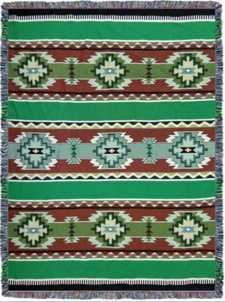 Southwest Rimrock Springs Woven Cotton Throw Blanket