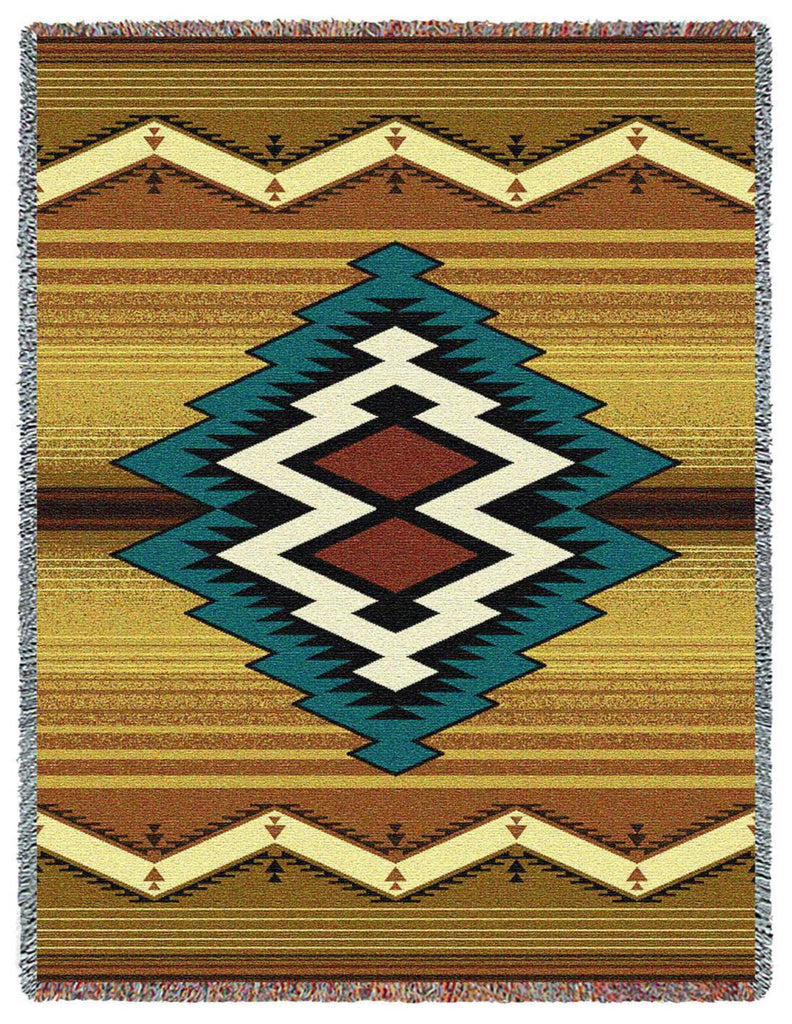 Southwest Maimana Geometric Woven Throw Blanket