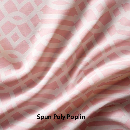 Custom Fabric By The Yard with Your Art Design - Spun Poly Poplin