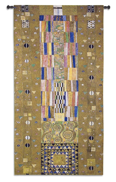 Gustav Klimt© Stoclet Frieze Knight Wall Tapestry|2 Sizes – Woven
