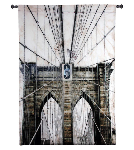 Washington Bridge Wall Tapestry by Nathan Bailey© - Cityscape|3 Sizes