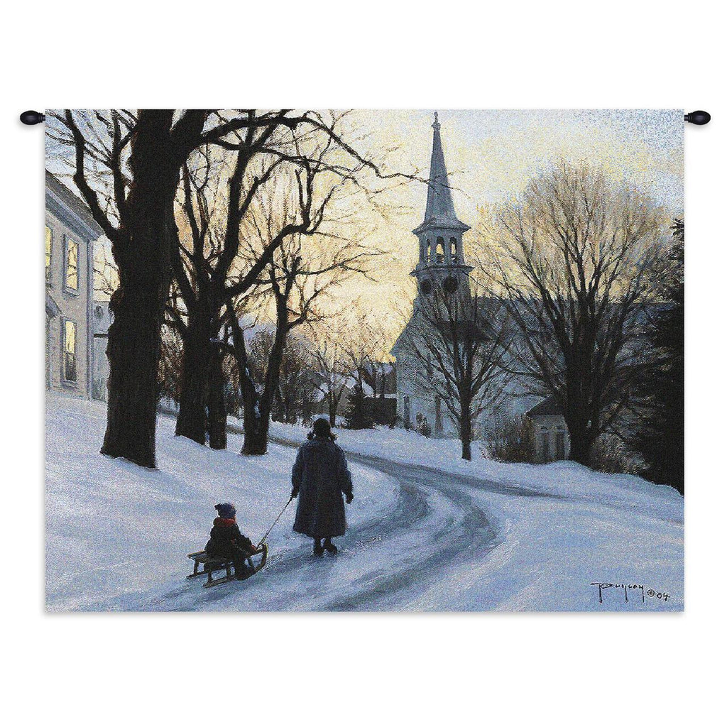 Winter's Eve Wall Tapestry by Robert Duncan© -