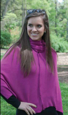 Bamboo Hollyhock Scarf-Shawl-Cardigan 3 in 1 by Papillon - 
 - 2