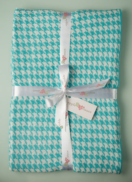 Bamboo Houndstooth Baby Blankets