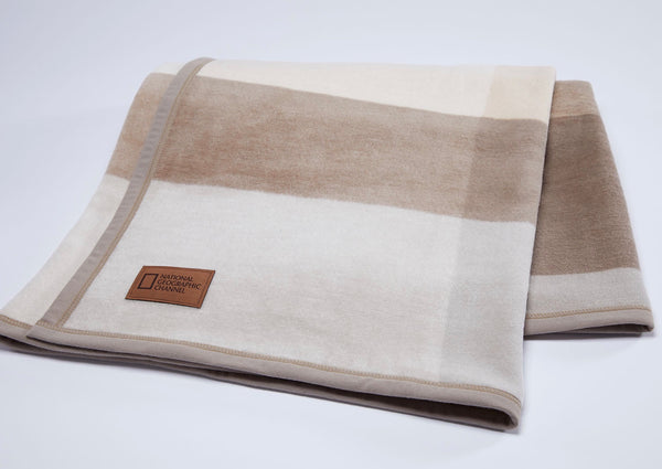 Biederlack® Timeless Beige Throw Blanket
