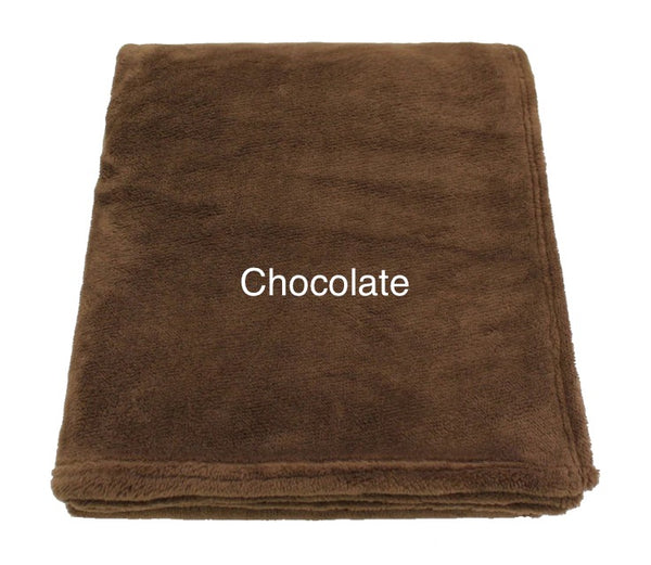 Soft Touch Velura™ Throw Blankets|50x60|9 Colors|Decorating Option