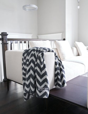 Herringbone Velura™ Throw|50x60|Decorating Option
