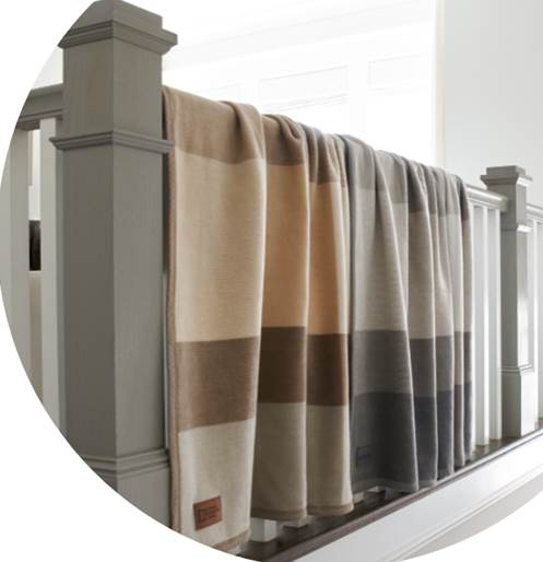 Biederlack® Timeless Beige Throw Blanket