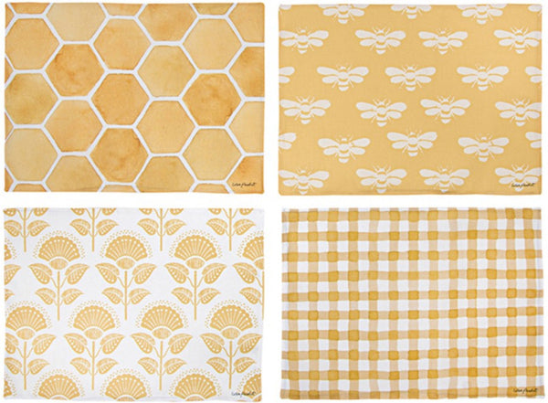 Sunflowers Forever Placemats by Lisa Audit©|Set of 4