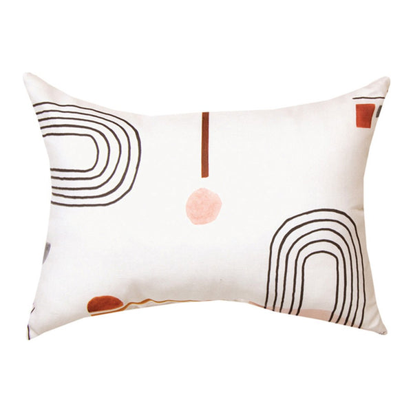 Sierra Hills Shapes Indoor/Outdoor Reversible Rectangle Pillow by Lisa Audit©