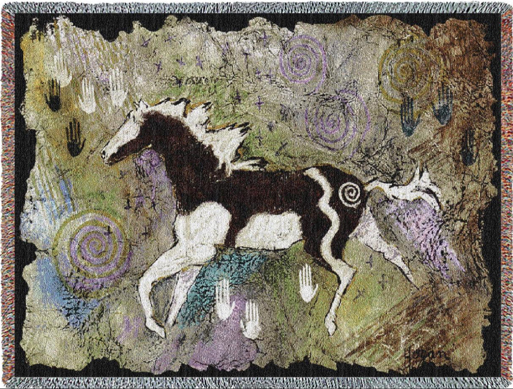 Southwest Magical Pinto Woven Throw Blanket